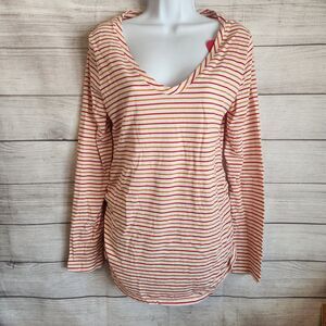Isabel Maternity Stripe Top Medium NWT Casual Cozy Soft Lounge
